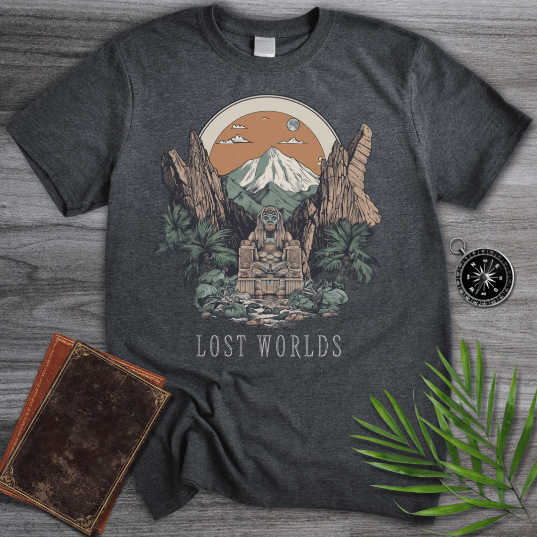 T-Shirt Dark Heather / S Lost Worlds: Ancient Nature T-Shirt