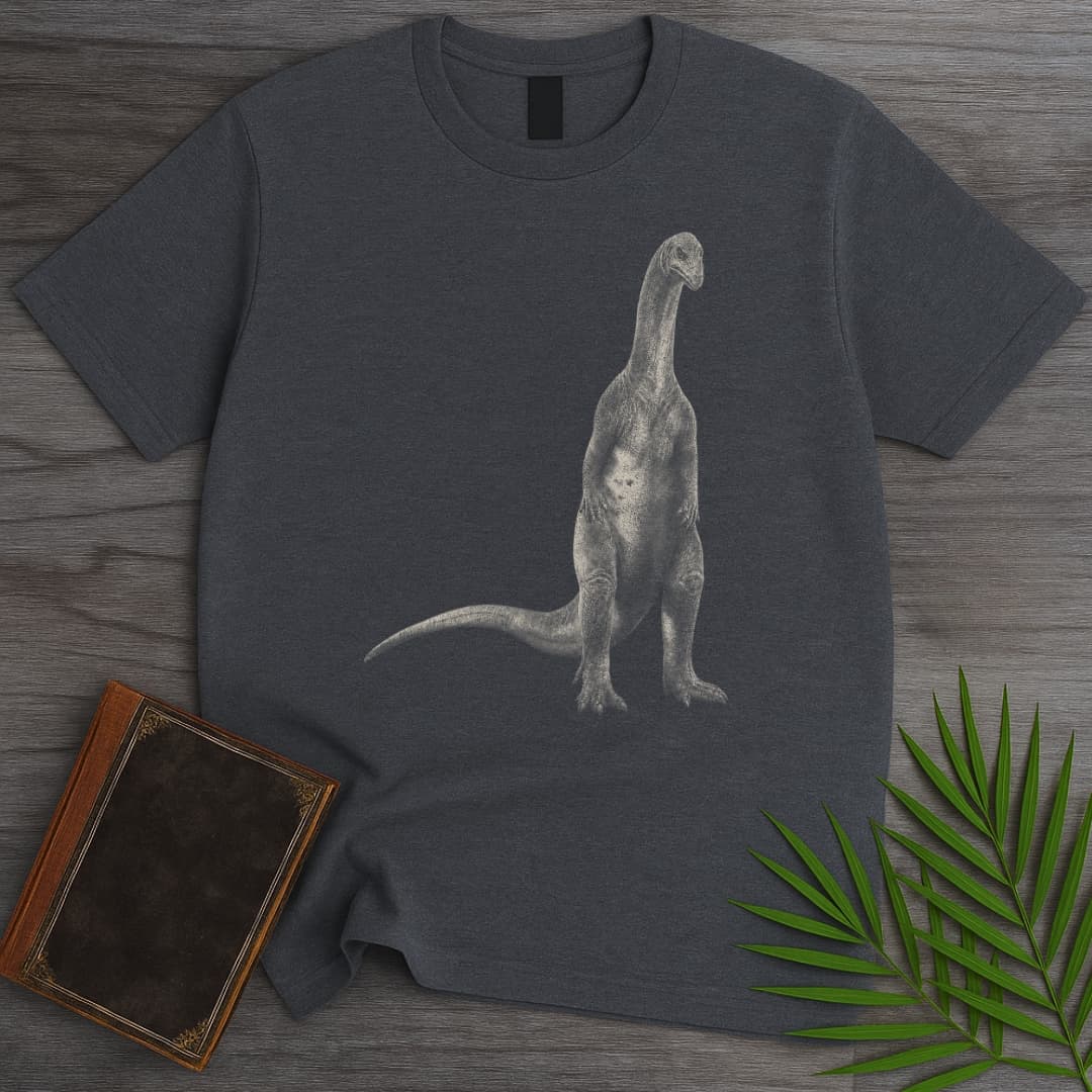 T-Shirt Dark Heather / S Melancholic Sauropod T-Shirt