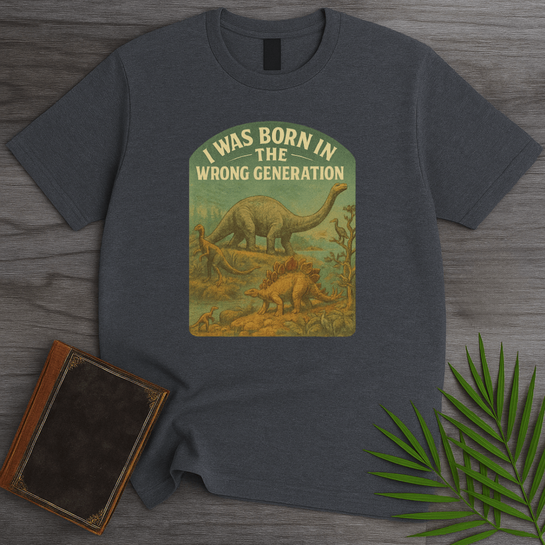 T-Shirt Dark Heather / S Mesozoic: Born in the Wrong Generation T-Shirt