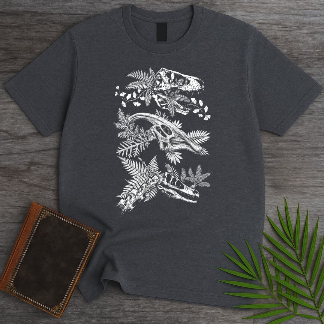 T-Shirt Dark Heather / S Mesozoic Fossil Forest T-Shirt
