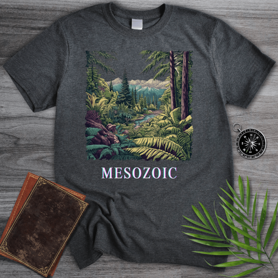 T-Shirt Dark Heather / S Mesozoic Paleobiology Jungle T-Shirt