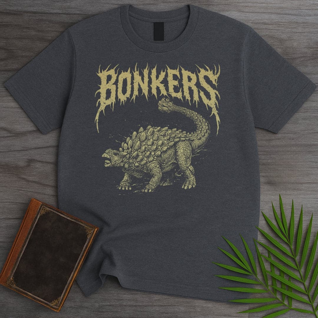 T-Shirt Dark Heather / S Metal Anky Bonkers T-Shirt