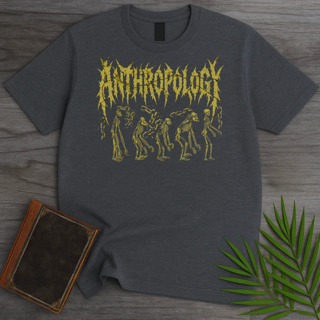 T-Shirt Dark Heather / S Metal Anthropology and Chains T-Shirt
