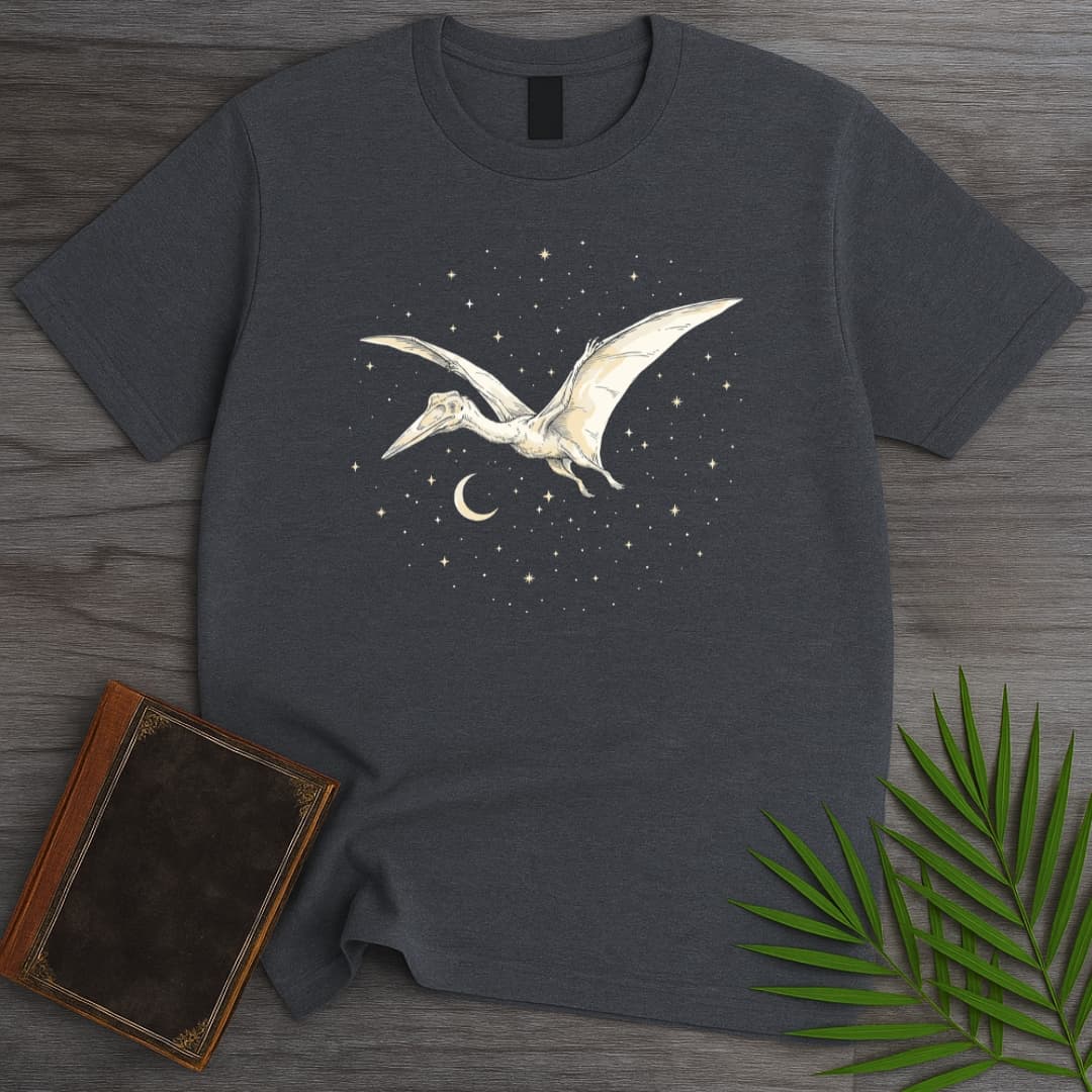 T-Shirt Dark Heather / S Midnight Pterosaur T-Shirt