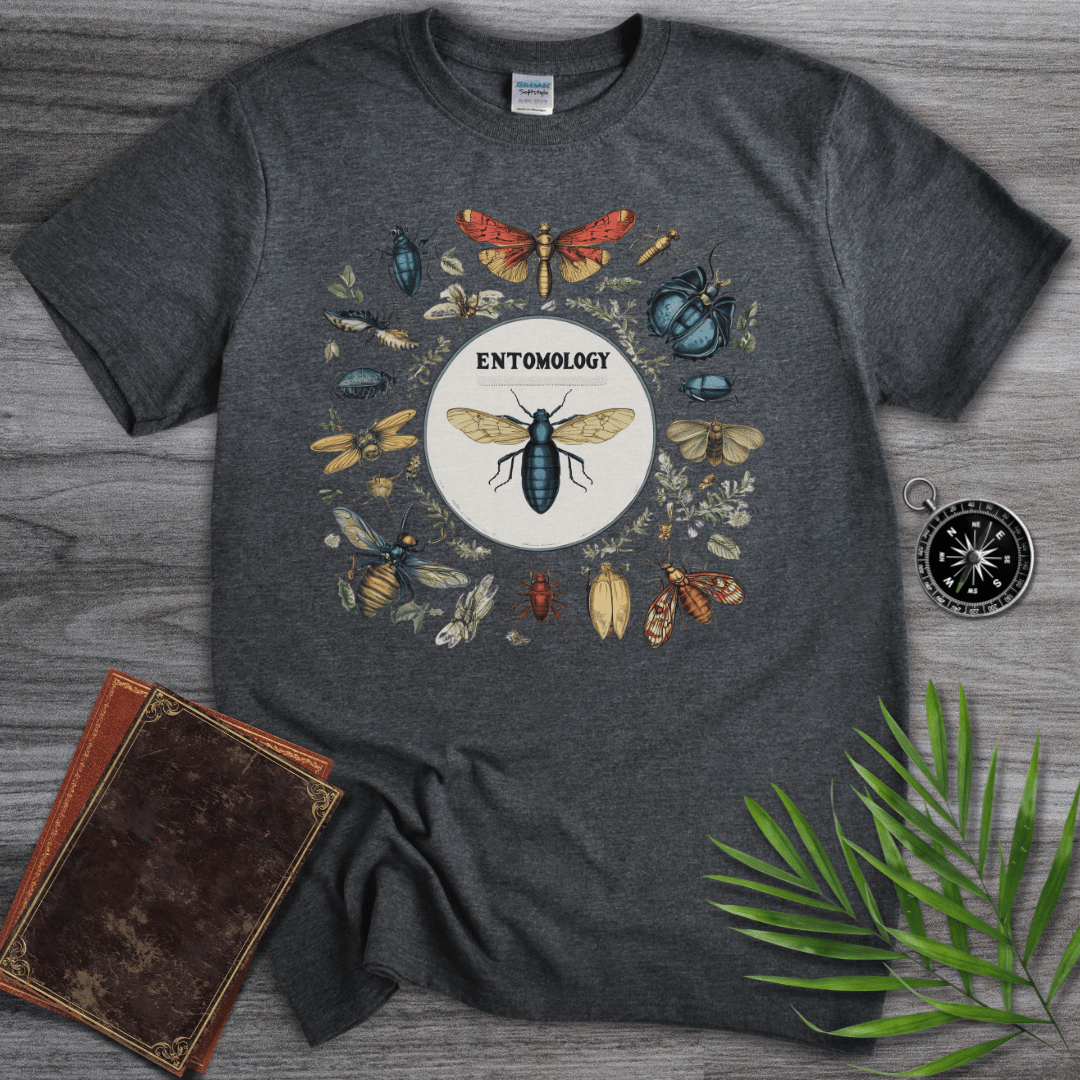 T-Shirt Dark Heather / S Mixed Bugs Entomology T-Shirt