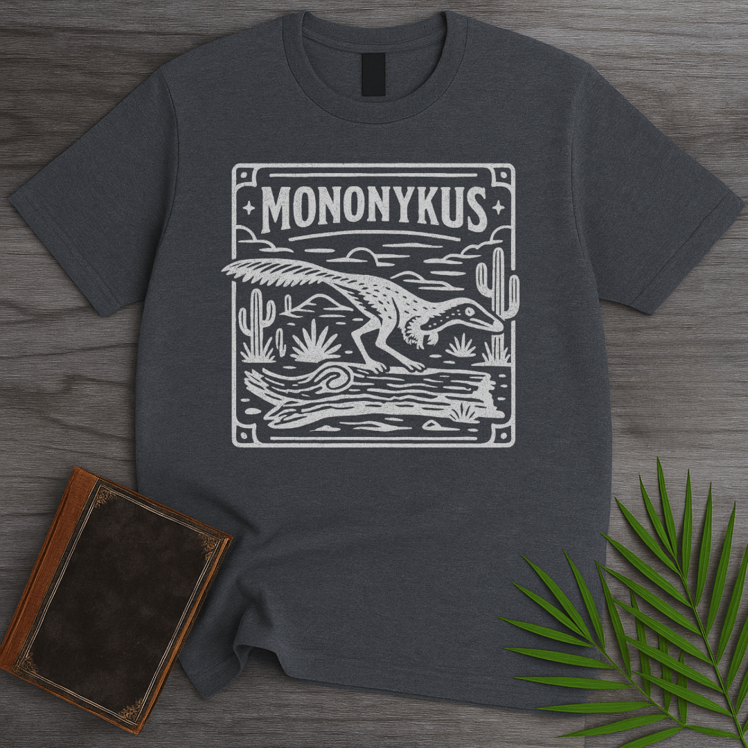 T-Shirt Dark Heather / S Mononykus Desert Plains T-Shirt