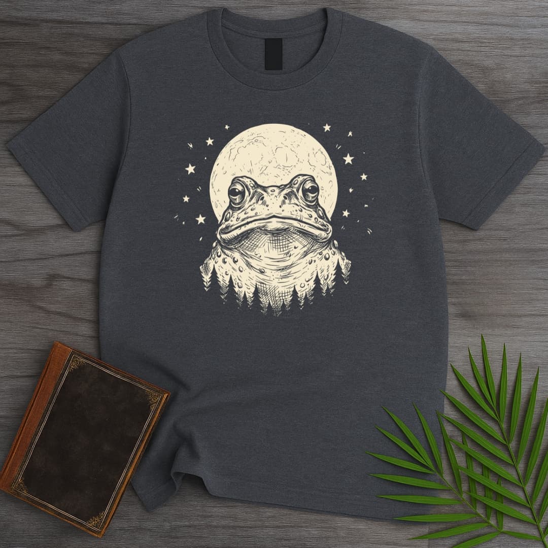 T-Shirt Dark Heather / S Moon Gazer Toad T-Shirt