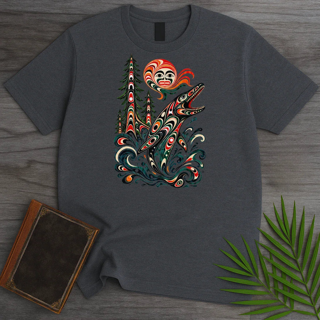 T-Shirt Dark Heather / S Mosasaurus Reverie T-Shirt