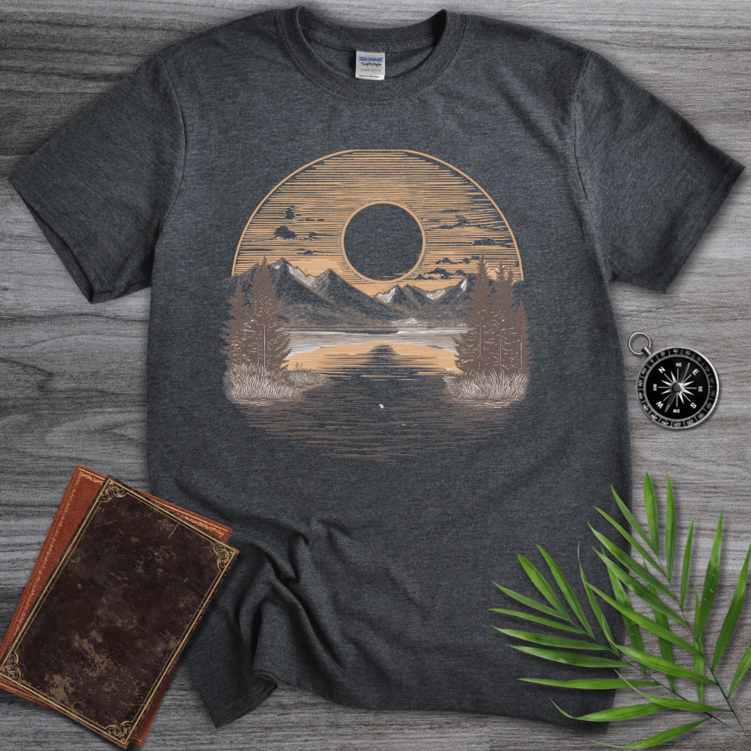 T-Shirt Dark Heather / S Mountain Eclipse T-Shirt