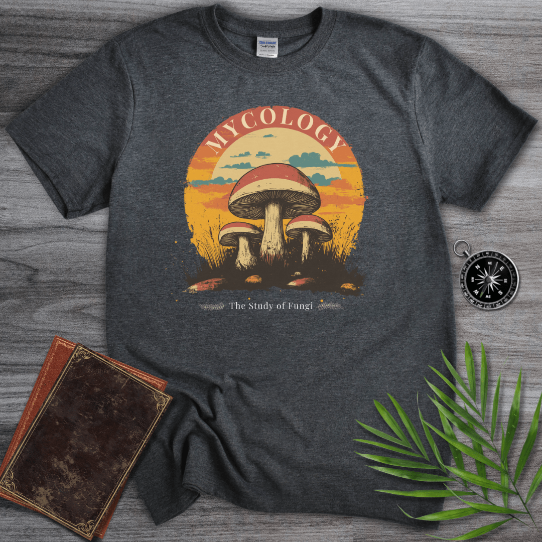 T-Shirt Dark Heather / S MYCOLOGY: Study of Mushrooms T-Shirt