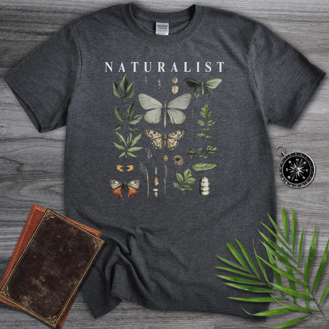 T-Shirt Dark Heather / S Naturalist: Natural History Graphic T-Shirt