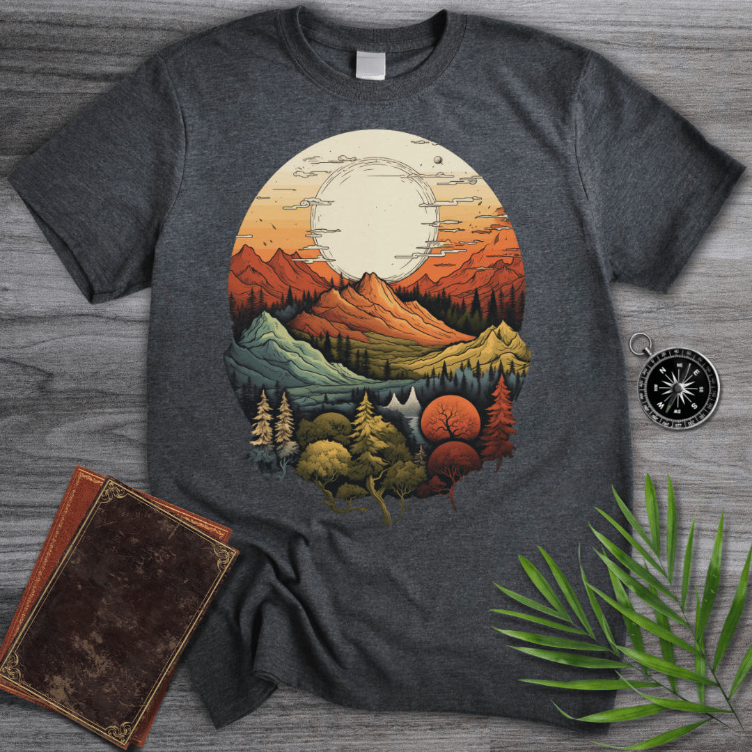 T-Shirt Dark Heather / S Nature's Seasons Graphic T-Shirt