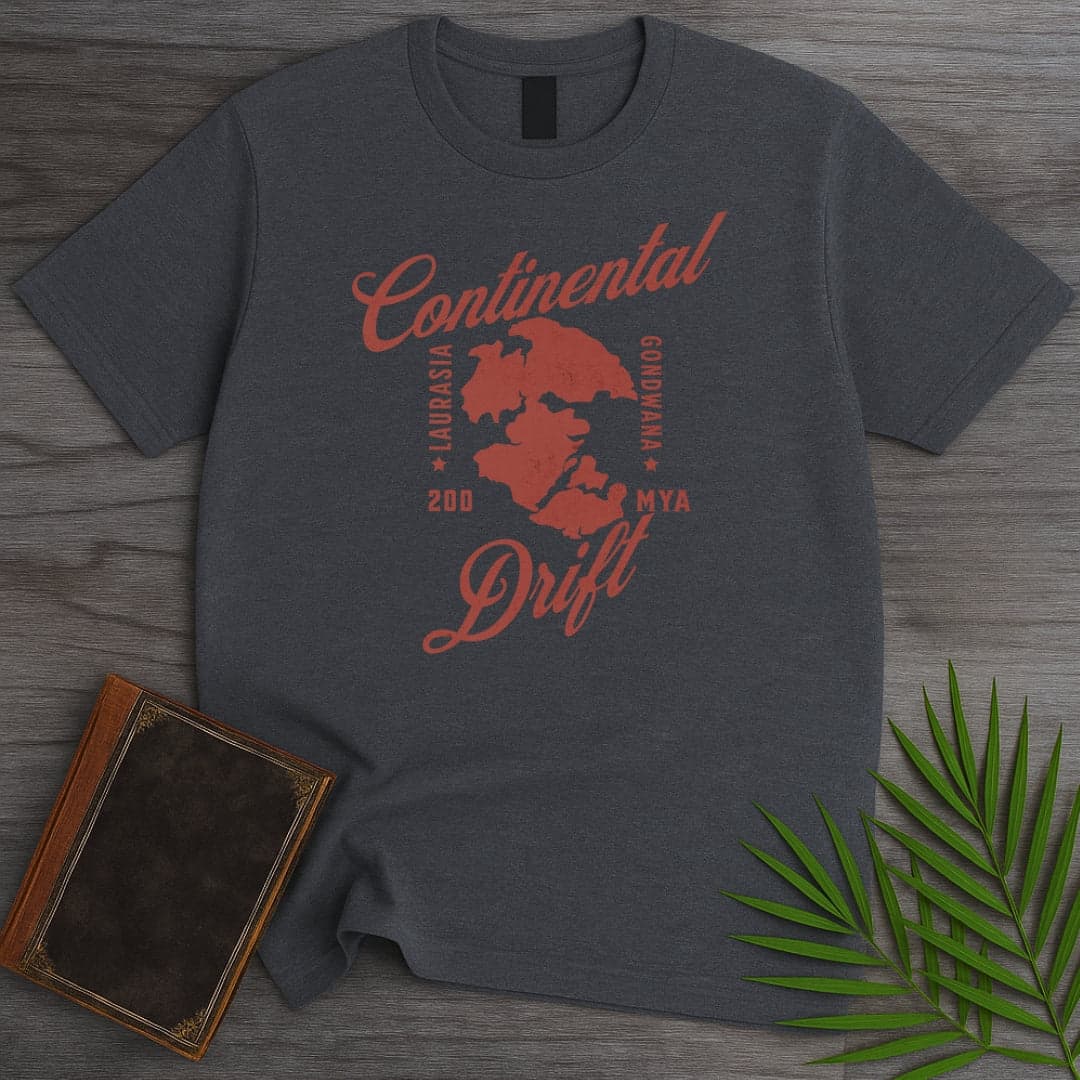 T-Shirt Dark Heather / S Old-time Continental Drift T-Shirt