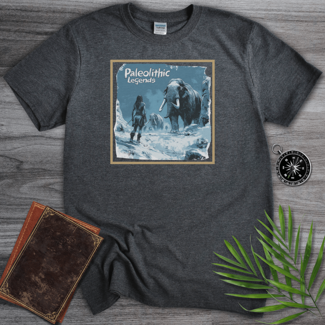 T-Shirt Dark Heather / S Paleolithic Glacial Hunter T-Shirt