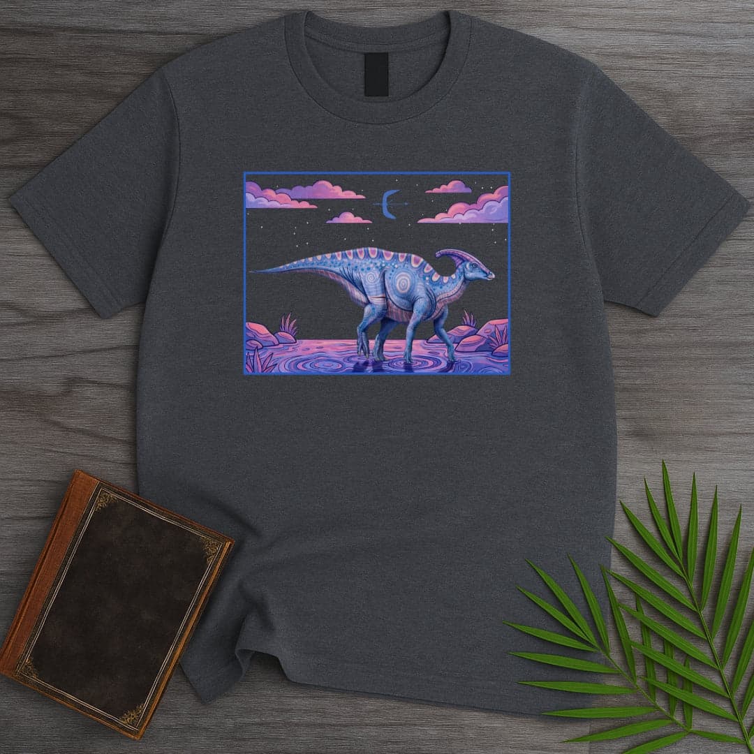 T-Shirt Dark Heather / S Parasaurolophus Dream T-Shirt