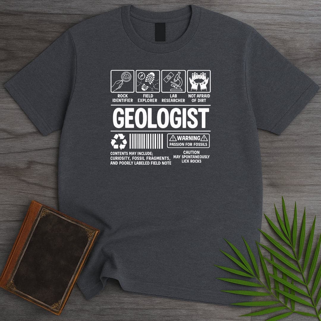 T-Shirt Dark Heather / S Passion for Geology T-Shirt