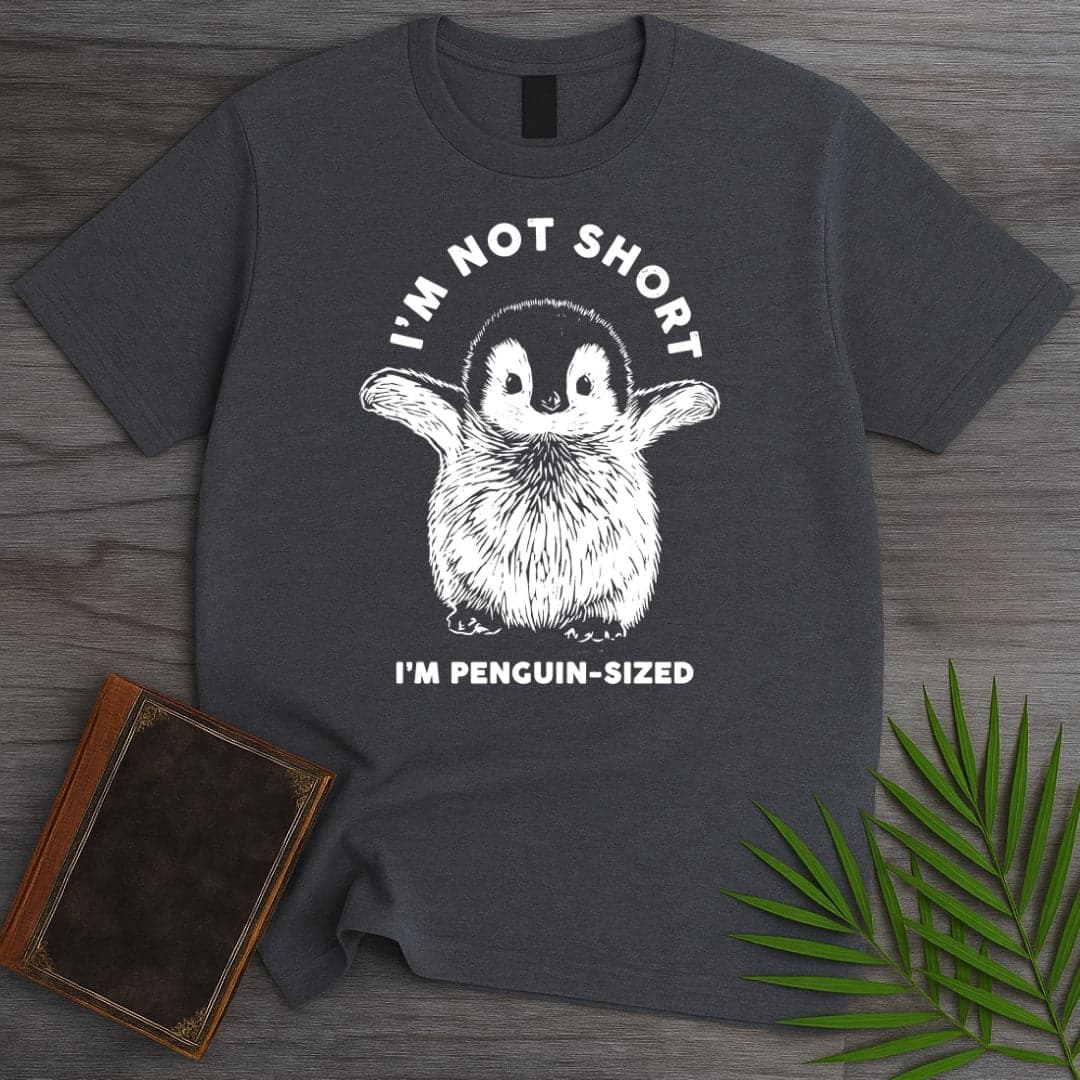 T-Shirt Dark Heather / S Penguin Sized T-Shirt