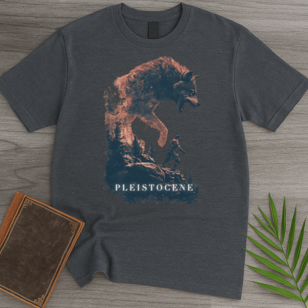 T-Shirt Dark Heather / S Pleistocene Dire Wolf Spirit T-Shirt