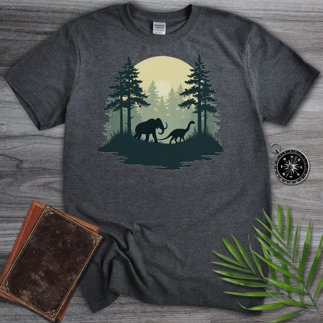 T-Shirt Dark Heather / S Prehistoric Forest environment B.C.E. T-Shirt