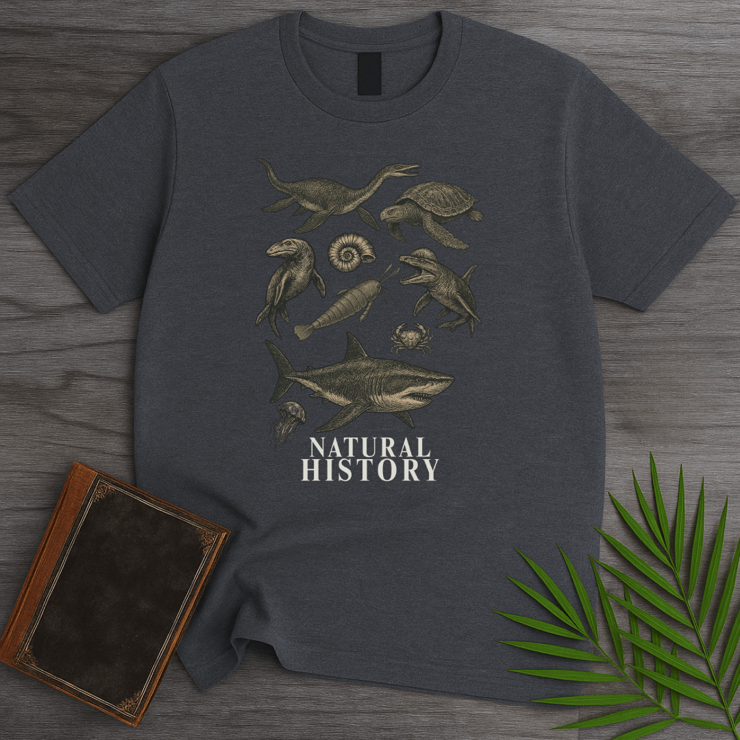T-Shirt Dark Heather / S Prehistoric Sea Monsters T-Shirt