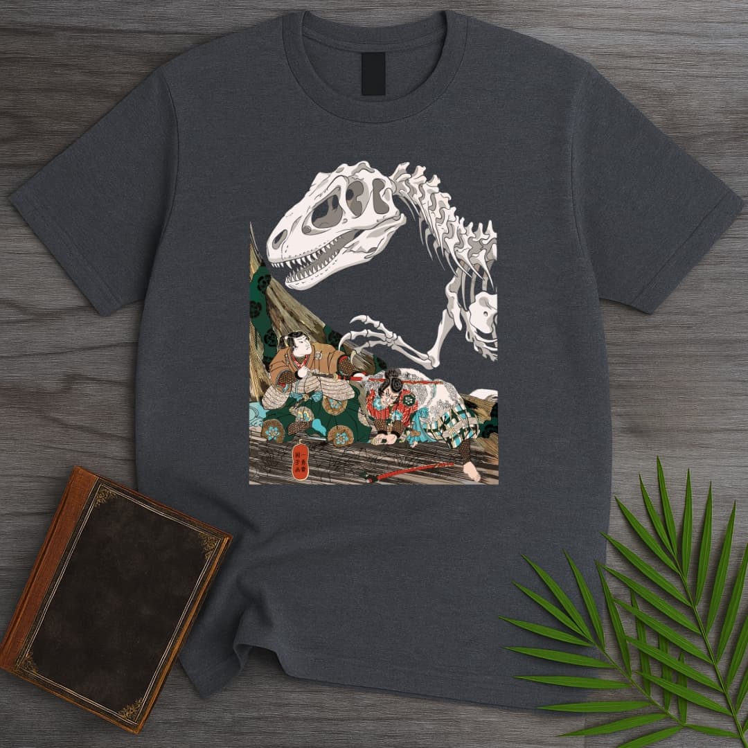 T-Shirt Dark Heather / S Prehistoric Yokai Ghosts T-Shirt