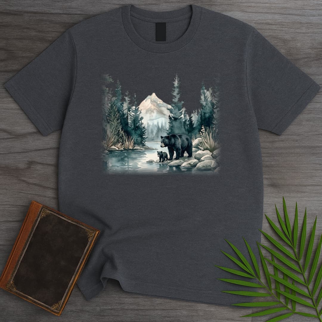 T-Shirt Dark Heather / S Quiet Lake Bears T-Shirt