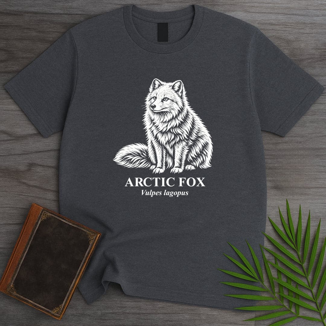 T-Shirt Dark Heather / S Rabbit-Footed Arctic Fox T-Shirt