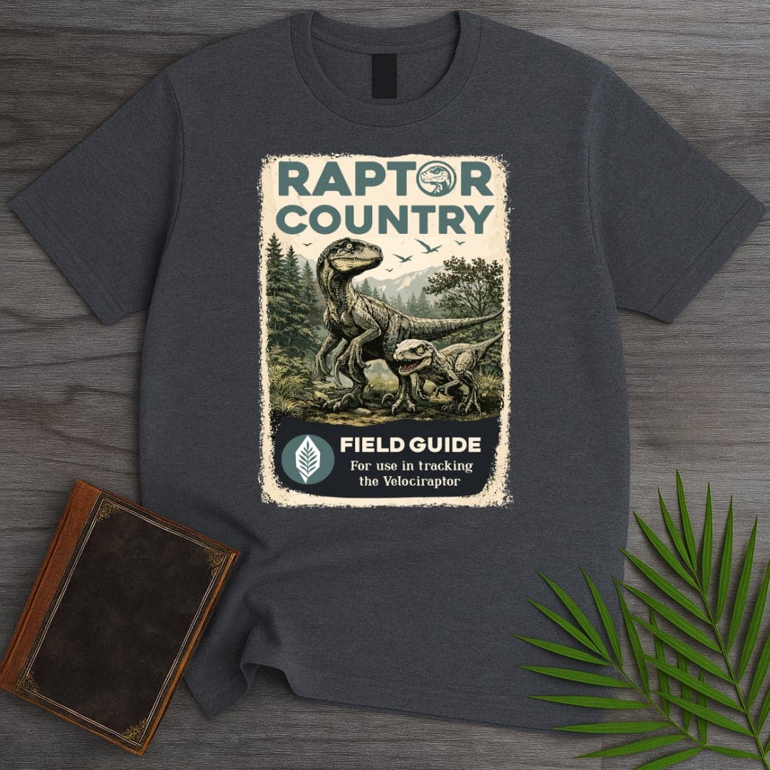 T-Shirt Dark Heather / S Raptor Country Field Guide T-Shirt