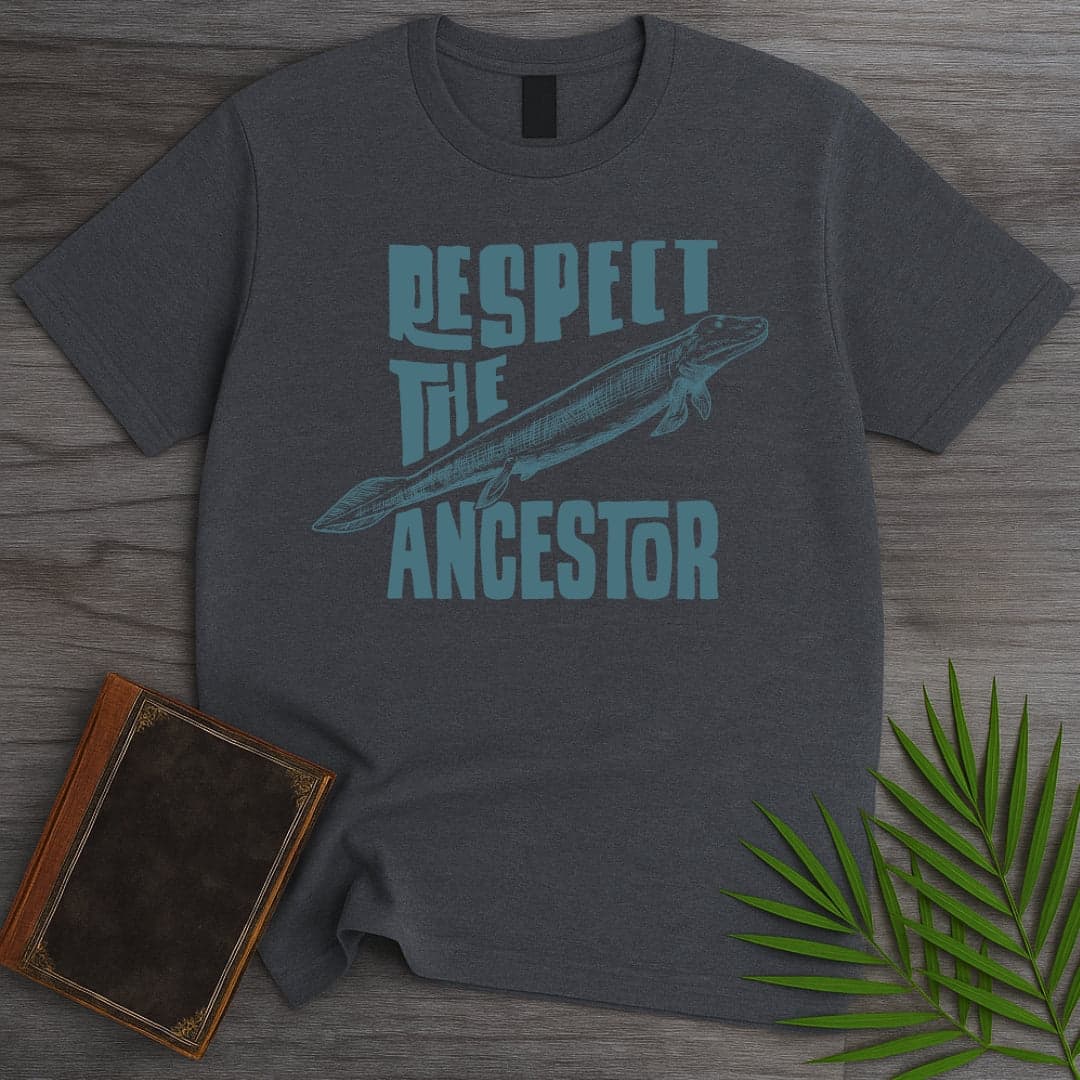 T-Shirt Dark Heather / S Respect the Devonian Ancestor T-Shirt
