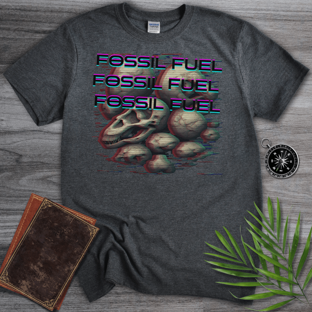 T-Shirt Dark Heather / S Retro Fossil Fuel T-Shirt