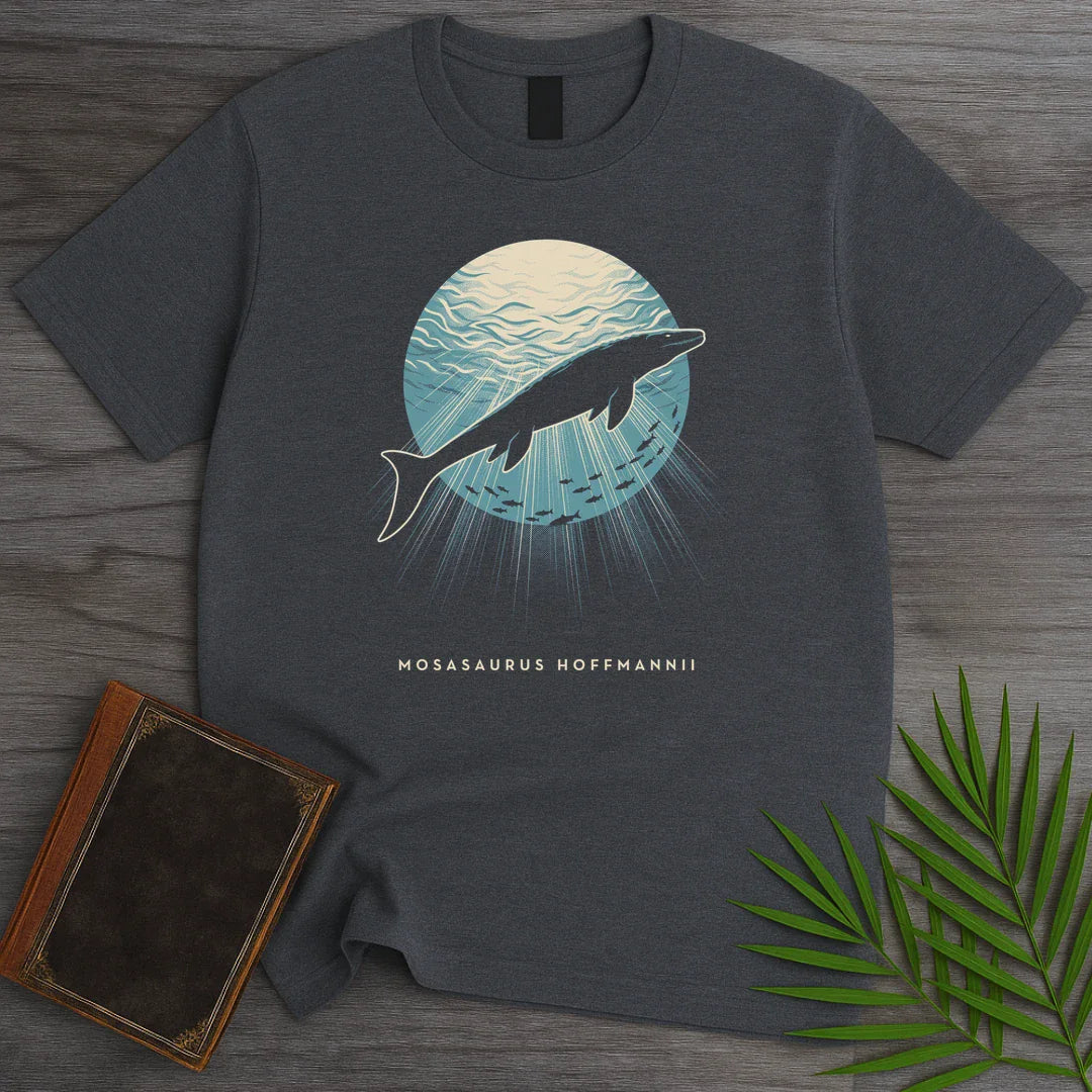 T-Shirt Dark Heather / S Sunlit Window Mosasaurus T-Shirt