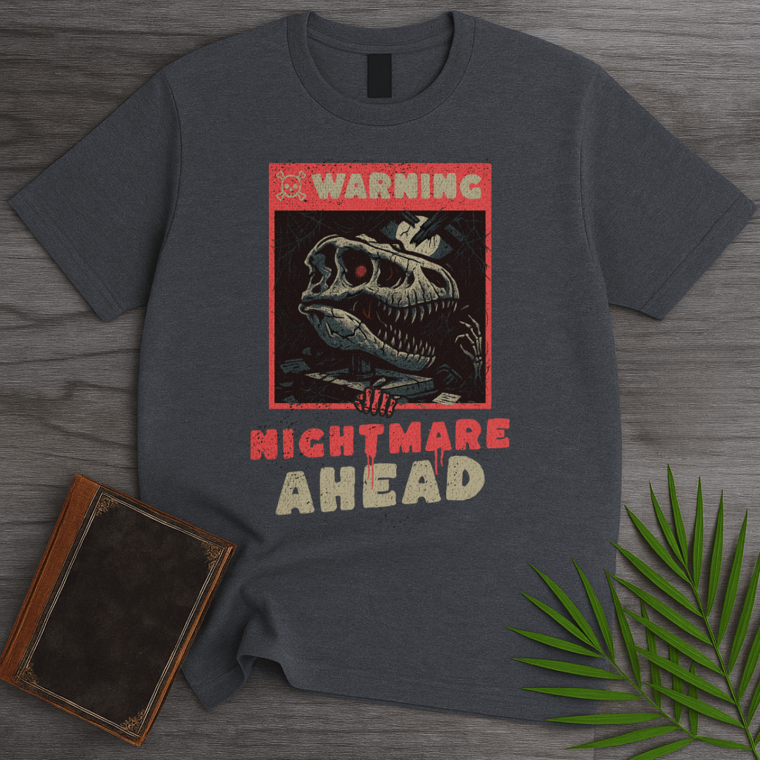 T-Shirt Dark Heather / S T.Rex Nightmare Ahead T-Shirt