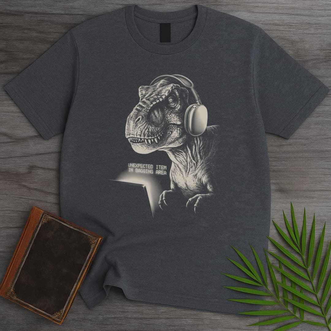 T-Shirt Dark Heather / S T. Rex Self-Checkout T-Shirt
