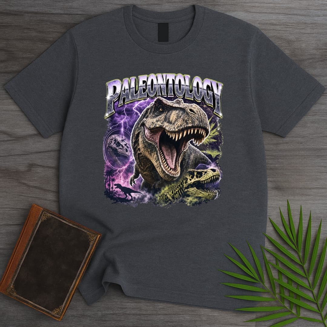 T-Shirt Dark Heather / S T.rex Streetwear Paleontology T-Shirt