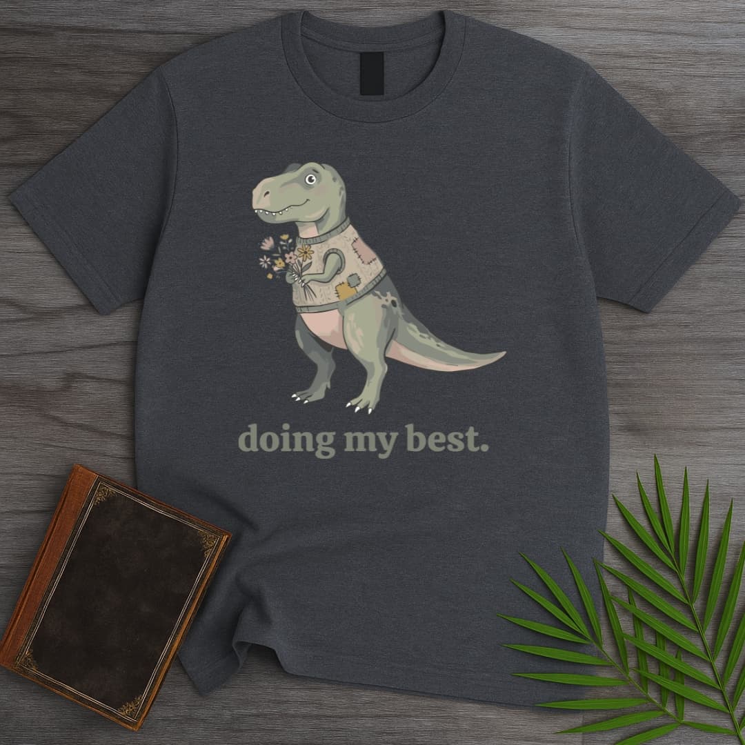 T-Shirt Dark Heather / S Tender Tyrannosaurus T-Shirt