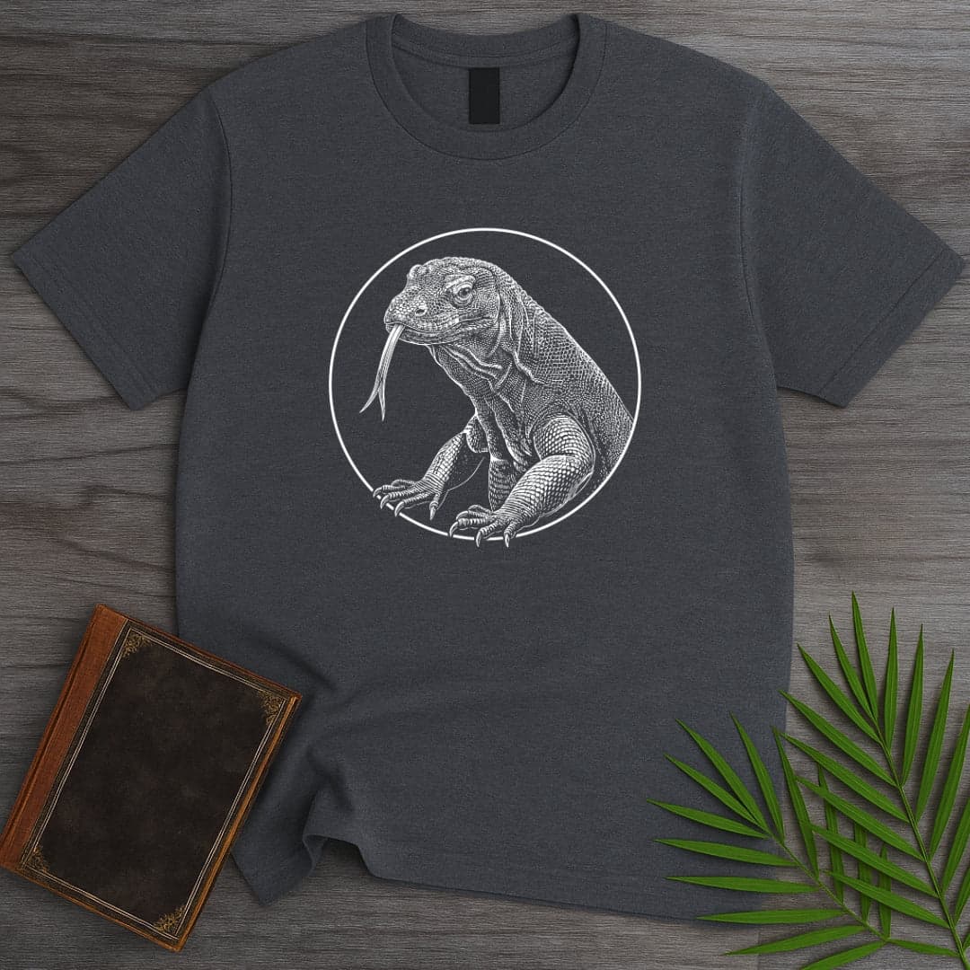 T-Shirt Dark Heather / S The Chill Komodo Dragon T-Shirt