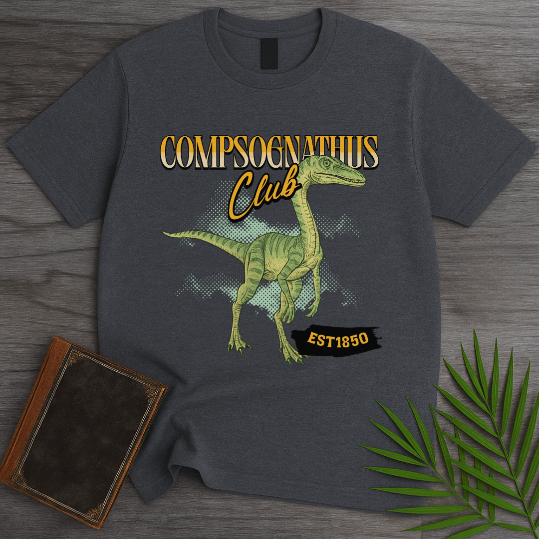 T-Shirt Dark Heather / S The Compsognathus Club T-Shirt