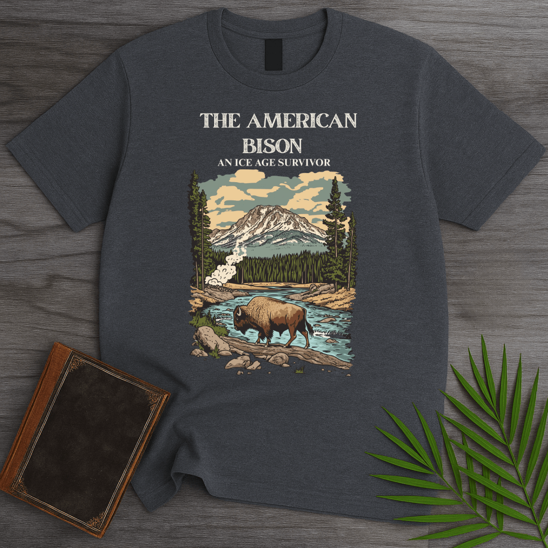 T-Shirt Dark Heather / S The Great American Bison T-Shirt