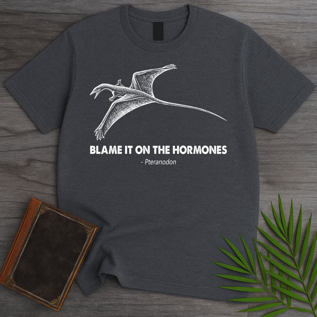 T-Shirt Dark Heather / S The Hormonal Pteranodon T-Shirt