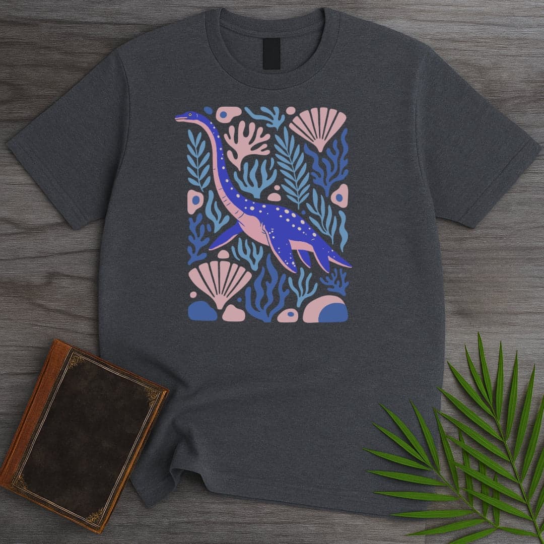 T-Shirt Dark Heather / S The Loch Ness Plesiosaurus T-Shirt
