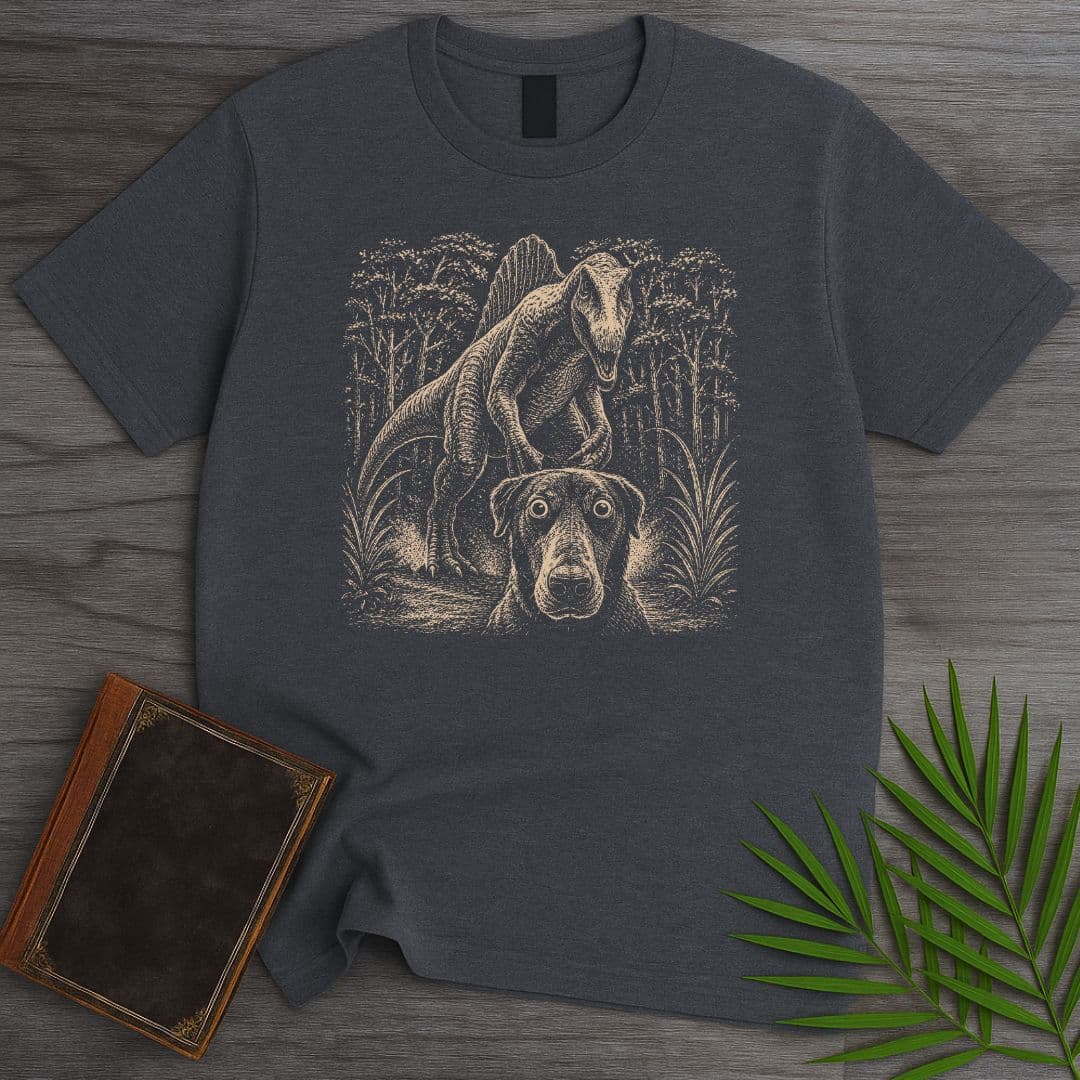 T-Shirt Dark Heather / S The Lurkin Spinosaurus T-Shirt