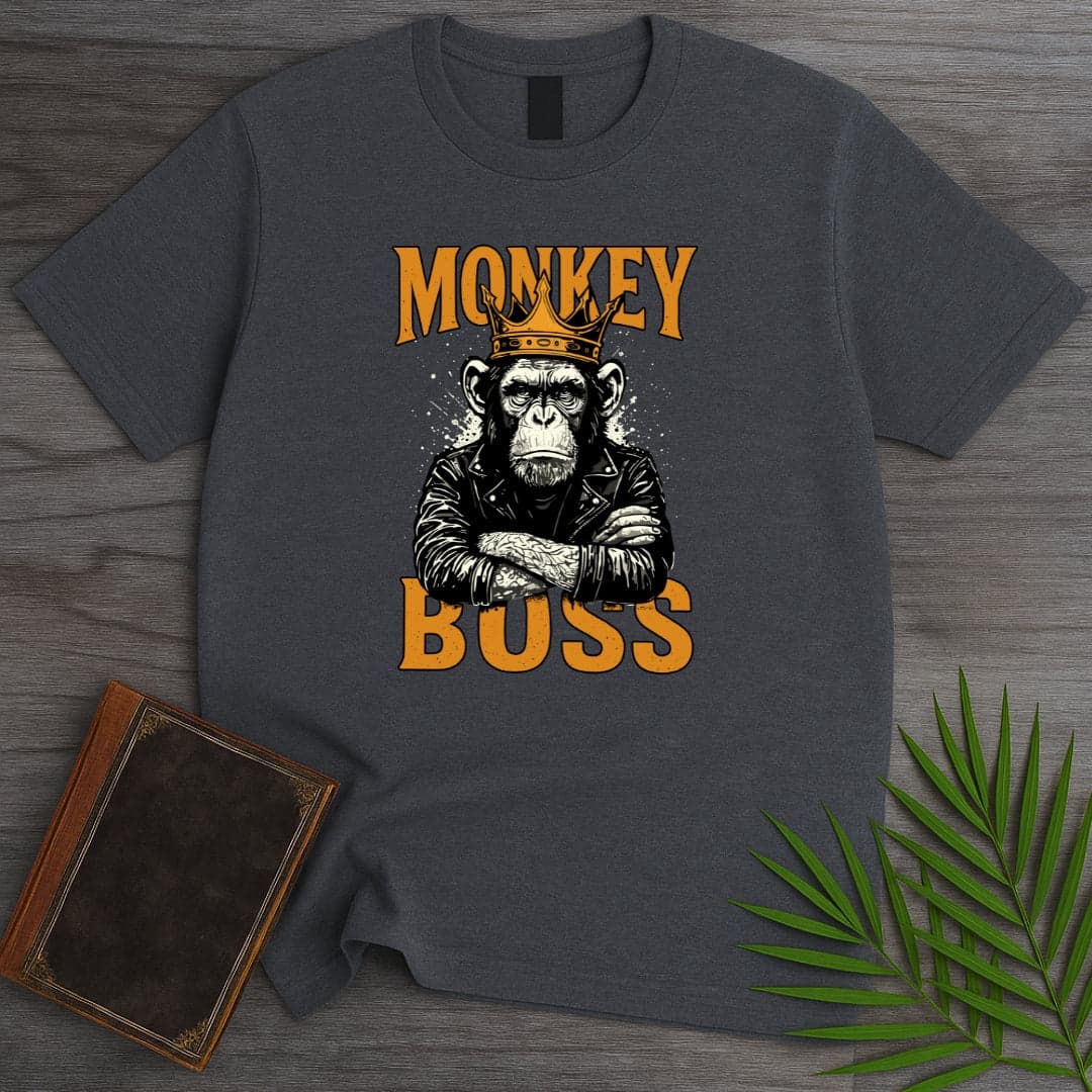 T-Shirt Dark Heather / S The Monkey Boss T-Shirt