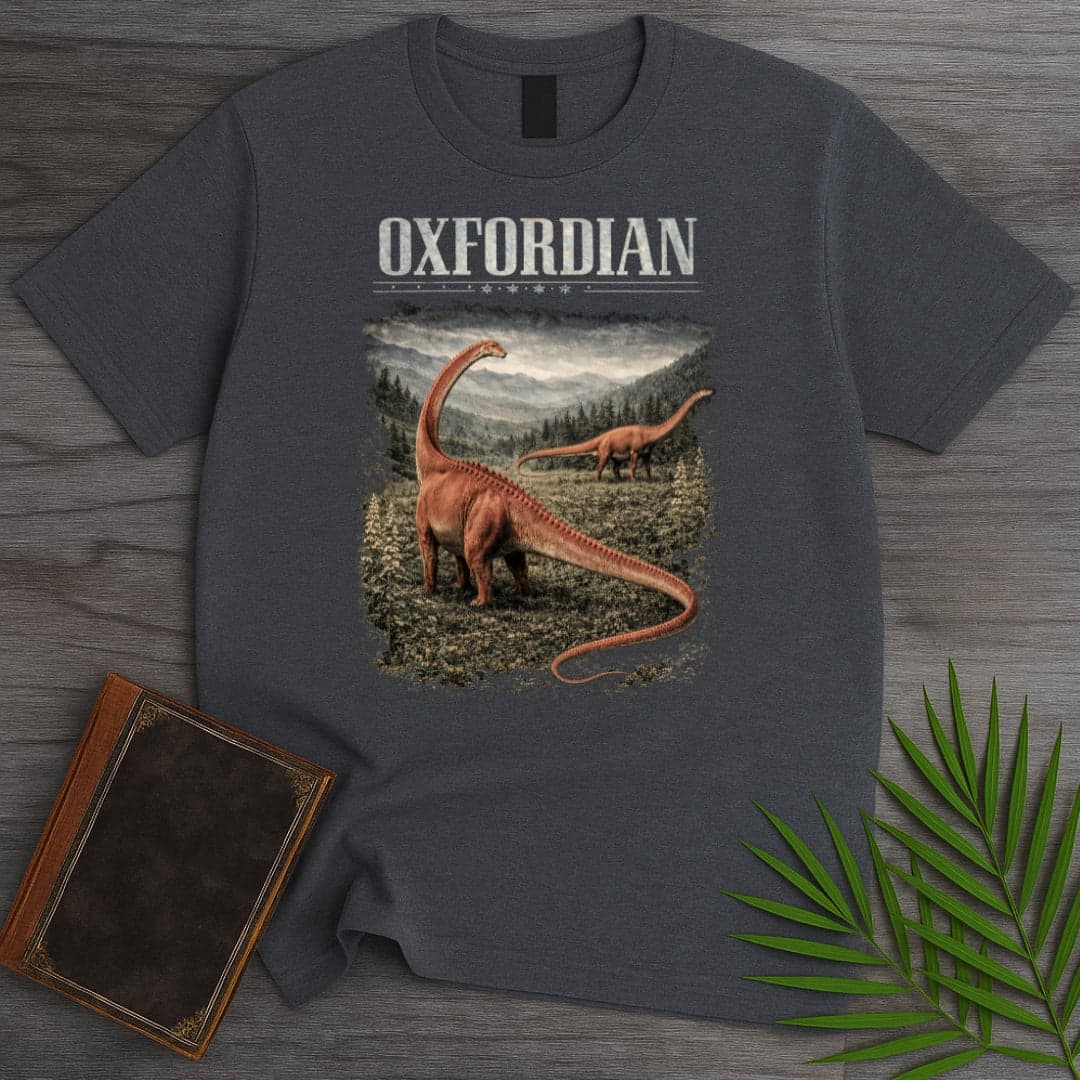 T-Shirt Dark Heather / S The Oxfordian Diplodocus T-Shirt