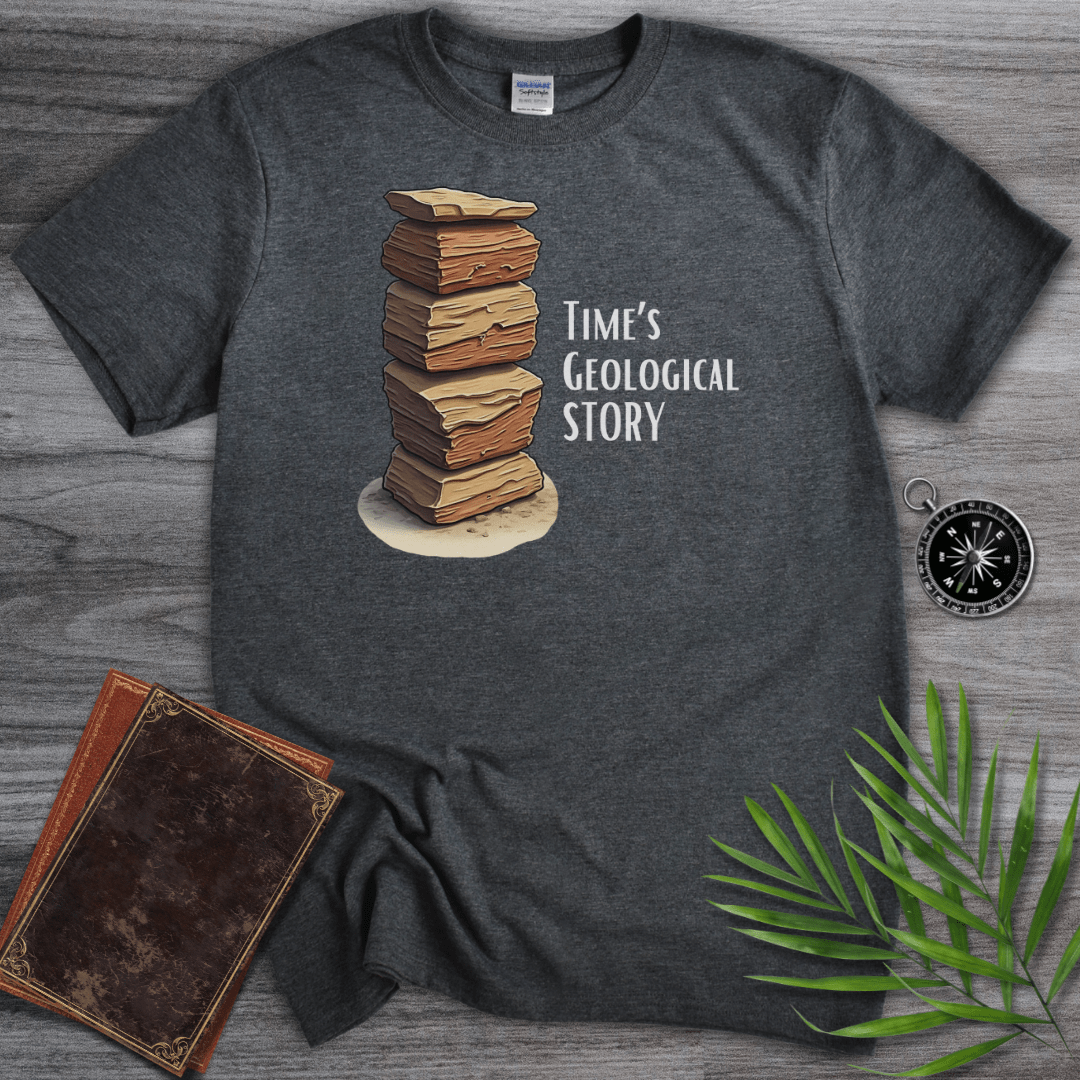 T-Shirt Dark Heather / S Time's Geological Story T-Shirt