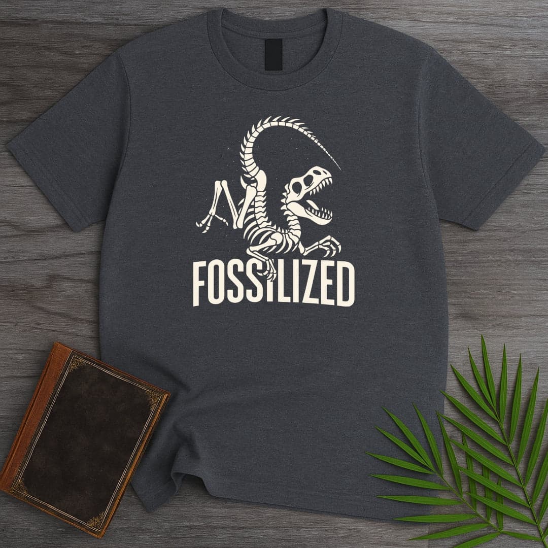 T-Shirt Dark Heather / S To Become Fossilized T-Shirt