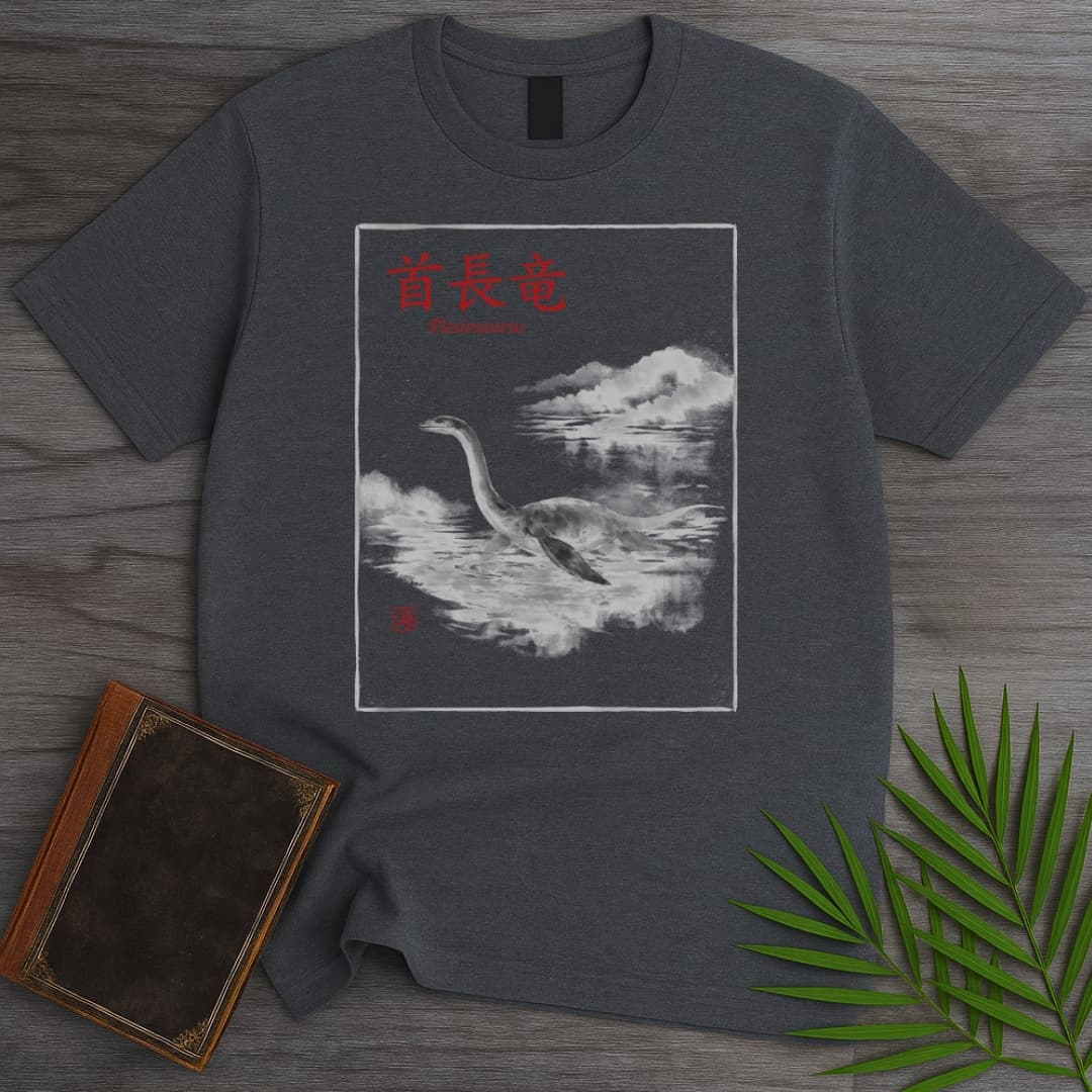 T-Shirt Dark Heather / S Traditional Plesiosaurus Waters T-Shirt