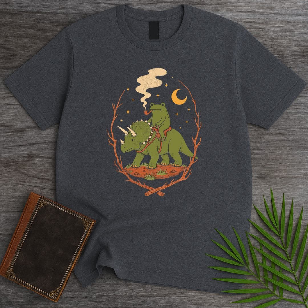 T-Shirt Dark Heather / S Triceratops Pipe Walk T-Shirt