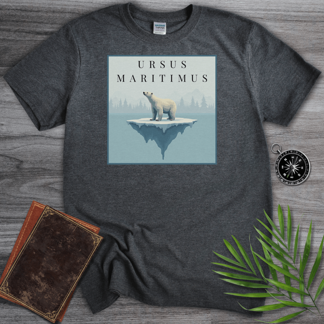 T-Shirt Dark Heather / S Ursus Maritimus: Polar Bear T-Shirt