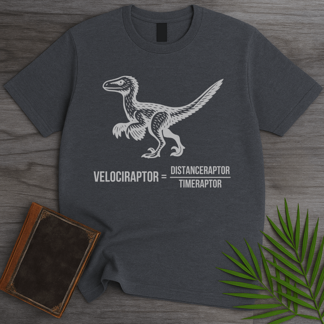 T-Shirt Dark Heather / S Velociraptor Formula T-Shirt