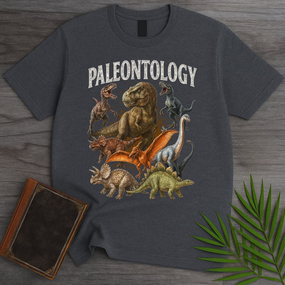 T-Shirt Dark Heather / S Vintage 90's Paleontology Collection T-Shirt